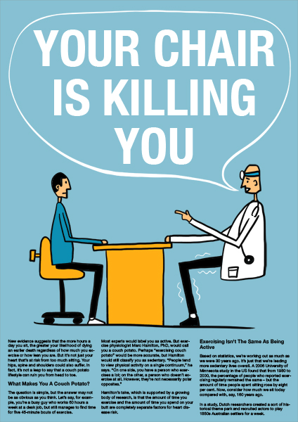 your chair is killing you